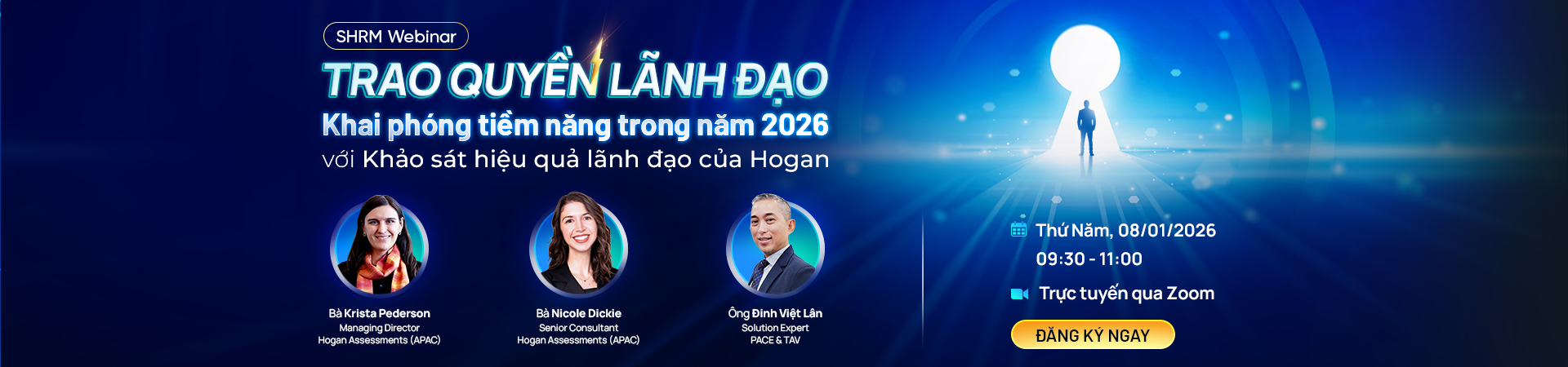 SHRM Webinar: Trao quyền lãnh đạo – Khai phóng tiềm năng trong năm 2026 với Khảo sát Hiệu quả Lãnh đạo của Hogan
